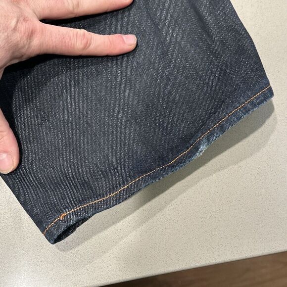 ED HARDY by Christian Audigier Men Jean 40x32  Y2K 09 Button Fly  Straight Fit - Picture 9 of 13